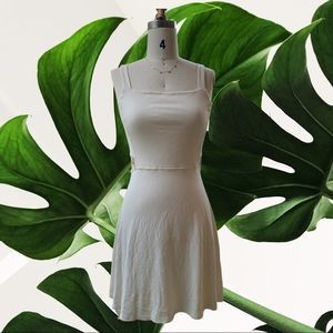 A4 Garage white fit and flare mini dress in size small